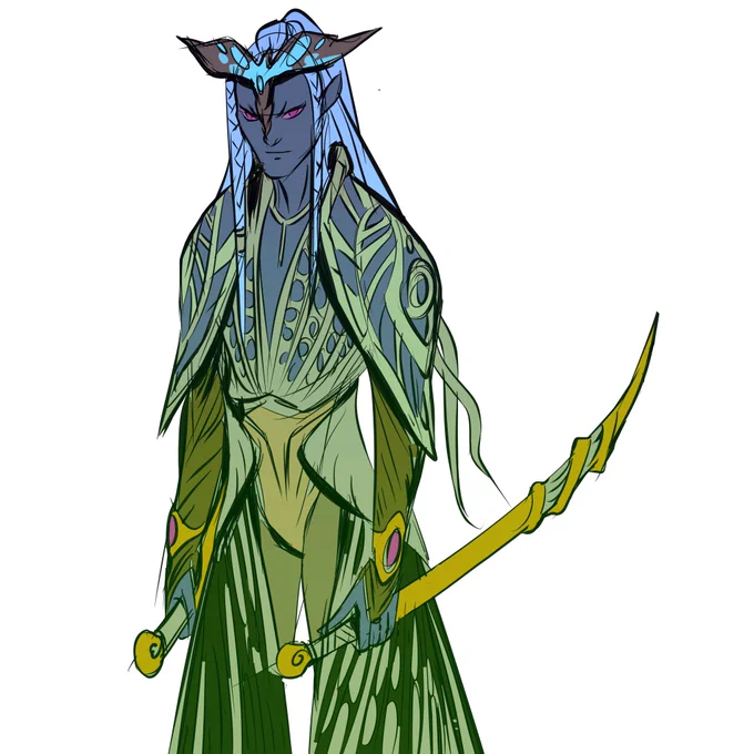 Progress on a character that started out as a #mashupartchallenge . #characterdesign #conceptart 