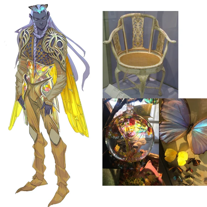 Progress on a character that started out as a #mashupartchallenge . #characterdesign #conceptart 