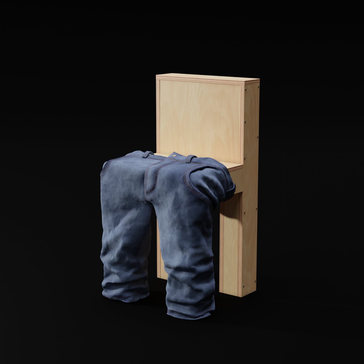 wijdesign's tweet photo. How would a chair wear pants? 🤔
🪑 👖 https://t.co/Geob9sO8JC