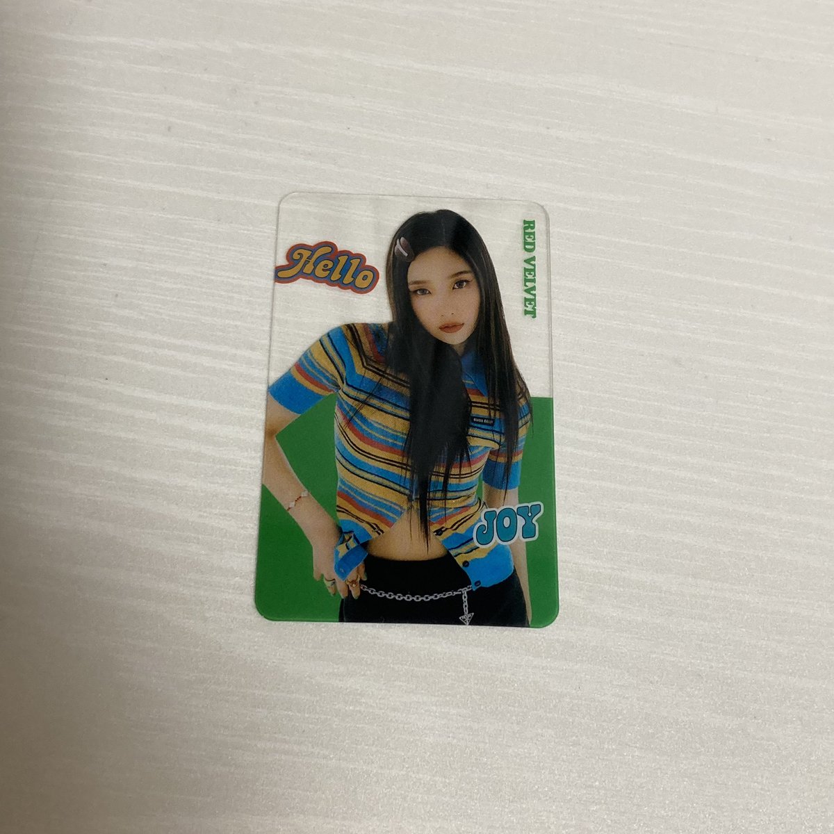 seulgi_082's tweet photo. @kk2197 リプ失礼致します。
こちらアルバムに付属しているトレカではなくアルバムを買った際に特典でついてきたトレカですが求めているでしょうか？？ https://t.co/1SHwNcSICM