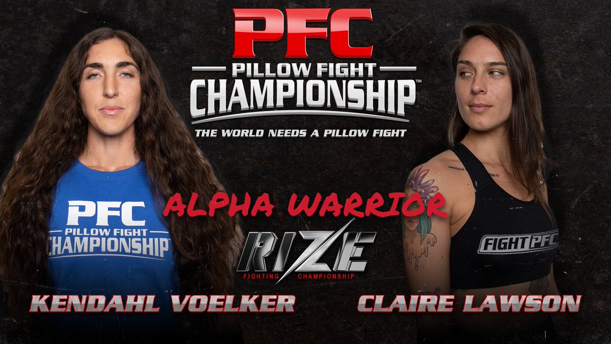 Rizefc's tweet photo. Friday April 15 LIVE!
A SPECIAL PILLOW TREAT!
VOELKER vs LAWSON
Come see what everyone is talking about LIVE!
Download the RIZEX app from your mobile App Store. Links in our bio
@FightPFC @trillerfight #rize #rizeX #rizefc #mma #livemma #floridamma #pillowfight https://t.co/9lZgYrbRsK