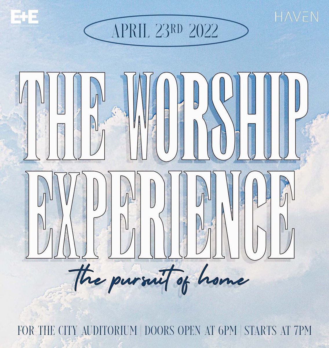 Welcome to The Worship Experience 2022: The Pursuit of Home

Join us in-person in the For The City Center Auditorium for an encounter with God through various forms of worship: music, dance, art, rap, acting and more! 

Register for FREE by clicking the link in our bio! 🙌