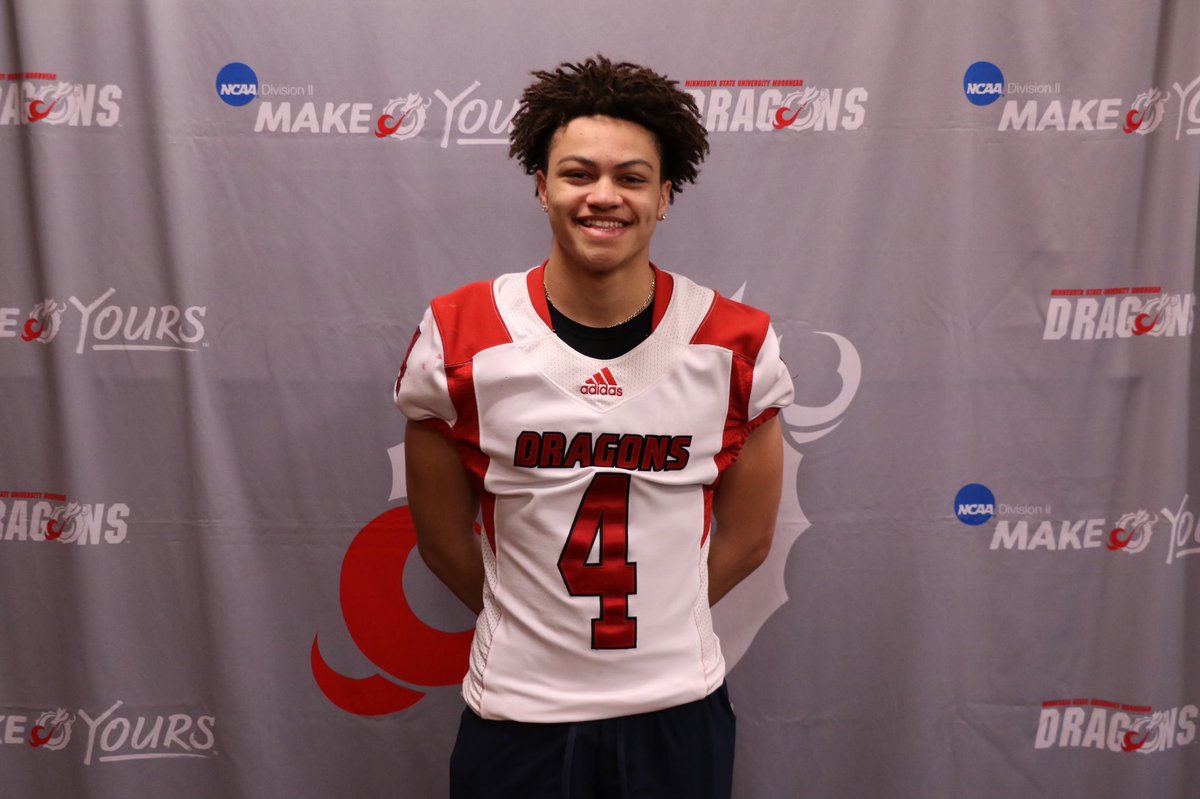 Thank you <a href="/CoachRoehrich/">Abraham Roehrich</a> for a great junior day! <a href="/msum_football/">MSUM Dragon Football</a>