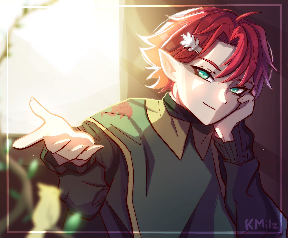 MilzMalakite's tweet photo. Slightly early bday present for my good friend @WSplats of his D&amp;D character! I drew him years ago and it was time for an upgrade for sure https://t.co/I9oM0R6zJM