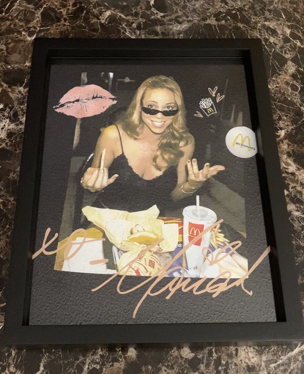 dyflann's tweet photo. got my #MariahMenu shirt framed! 🐑 https://t.co/sG9wuR3Glt