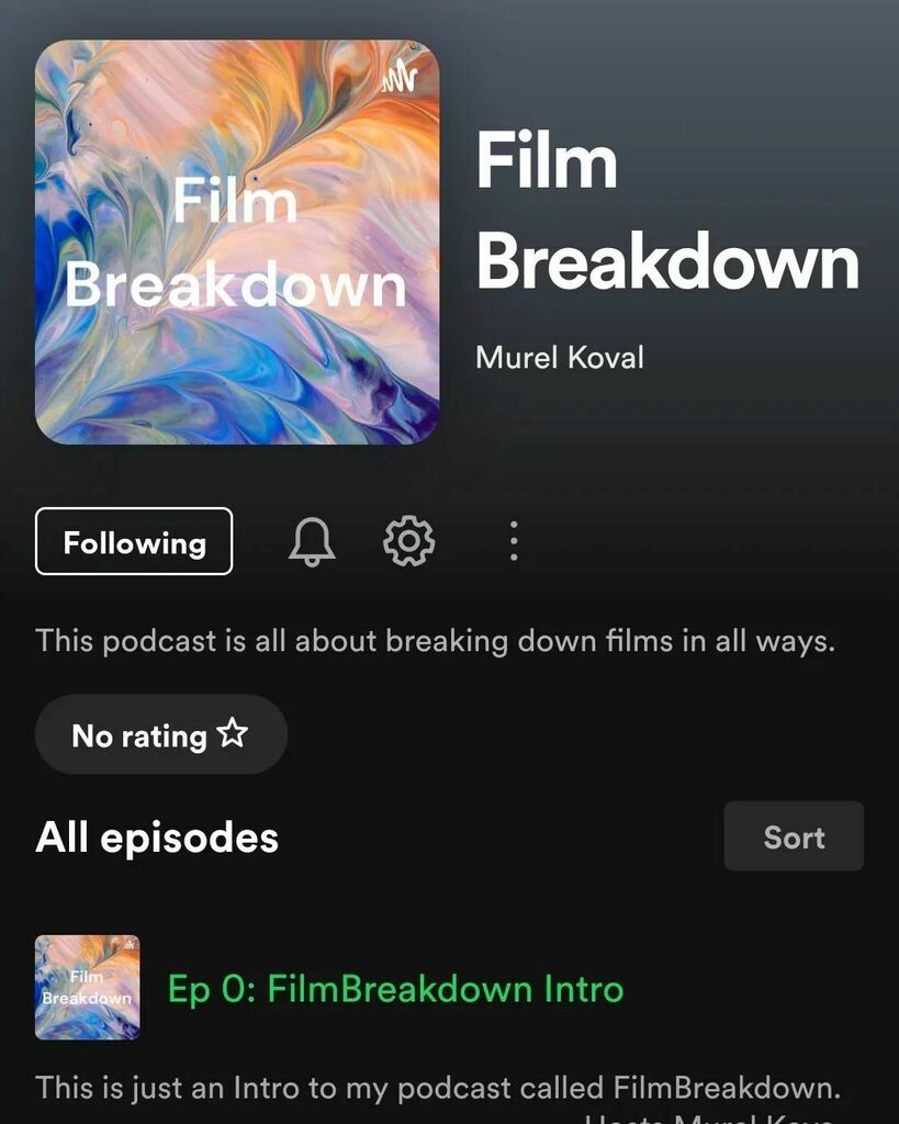 Film Breakdown podcast is now live on Spotify and other platforms 
Listen to the Podcast on these platforms
Anchor - bit.ly/36VN0b6
Spotify - ift.tt/iSmeyQz
Youtube - bit.ly/3ud4LeW

#spotify
#podcast #filmbreakdown #muralkoval