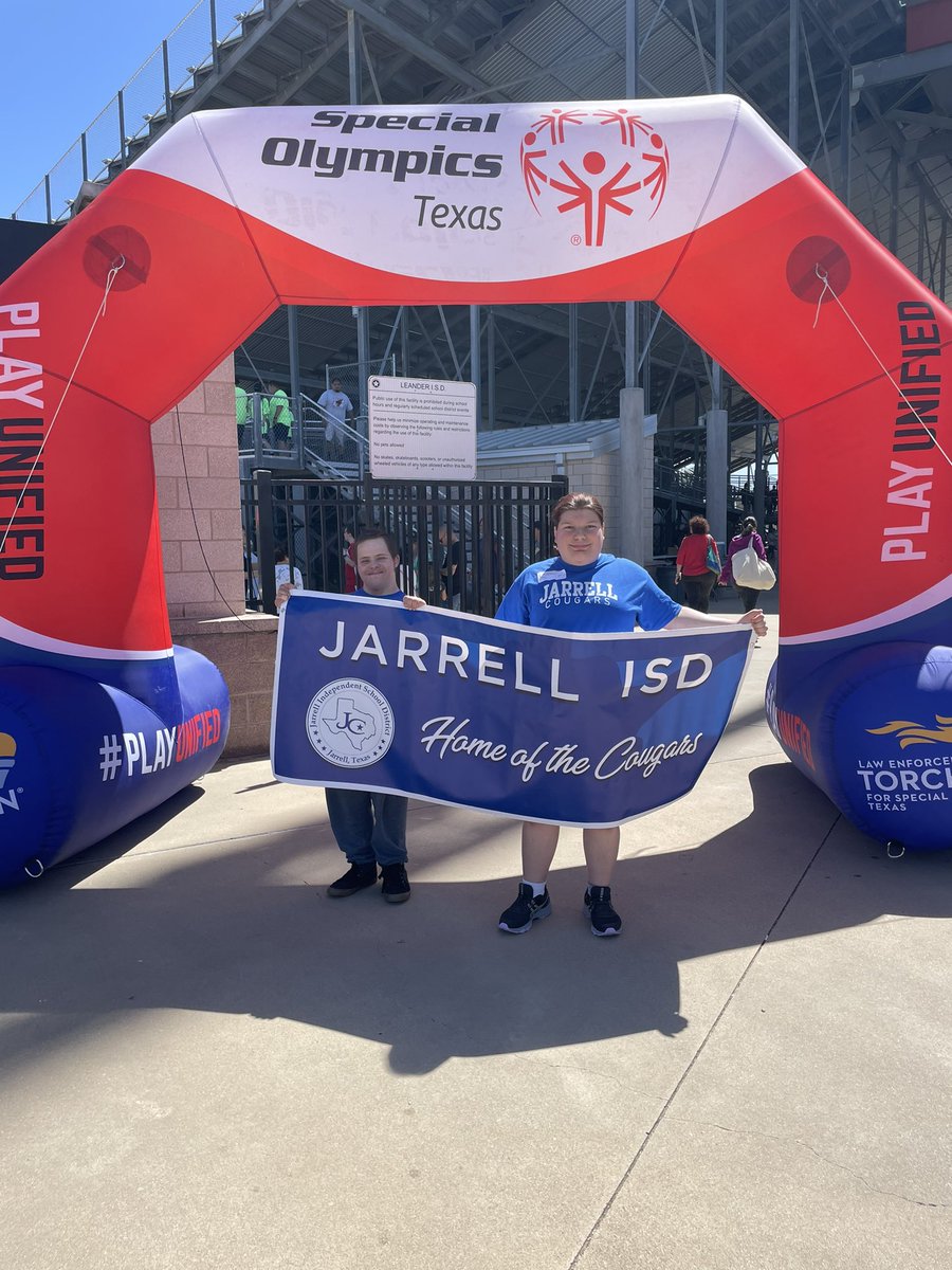 Jarrell Cougars first time to compete in the Texas Special Olympics!