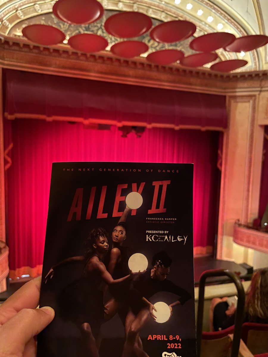 NateHogan9's tweet photo. Just… WOW! 

@KCFAA hosts #AileyII live, for the first time since 2019 at the Folly Theatre. 

#KCMO #dance #education https://t.co/nPSPf6j5a0