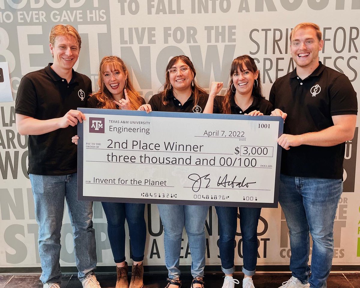 ais_nmsu's tweet photo. Congratulations to the NMSU Invent for the Planet team who placed 2nd at the international finals this past week at Texas A&amp;M! Their product EcoArt is an interactive art installation that generates electricity through TEGs. You can read more at the link in our bio! https://t.co/GtbFoJYNEs