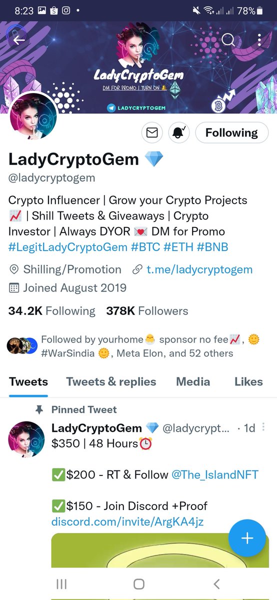 tresxai's tweet photo. @ladycryptogem https://t.co/e3nfxWJrKY