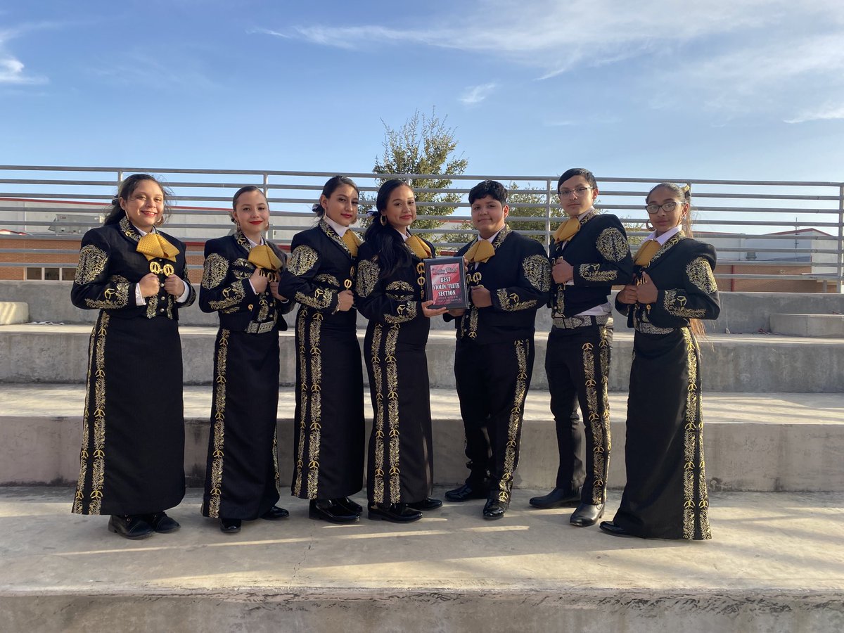MariachiToro's tweet photo. Mariachi Toro takes Best Violin Section, Best Trumpet Section, Best Rhythm Section, &amp; Best Group Vocals at the Robstown Cottonpicker Mariachi Festival!! 🏆 https://t.co/FodyWKxTy9