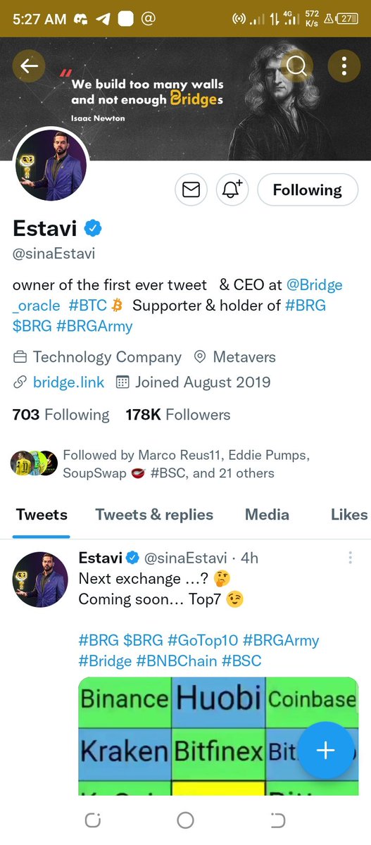 HotbitGlobal's tweet photo. @bridge_oracle @Thatsme8182 @sinaEstavi @BNBCHAIN @CoinMarketCap @BitMartExchange @coingecko @GiveDirectly @FawadSh62581984 
@Anmol57024515 
@Awaiskh32926499 https://t.co/TOIxdjYcQI
