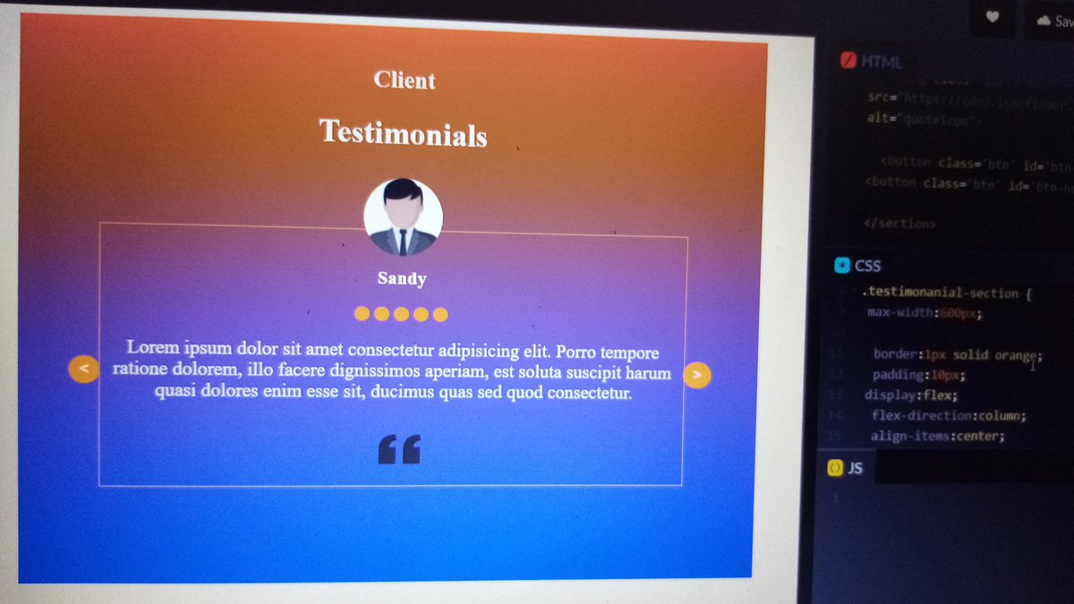 frontendlion's tweet image. Missing Javascript.... #frontdeveloper #frontend #testimonialschallengejs