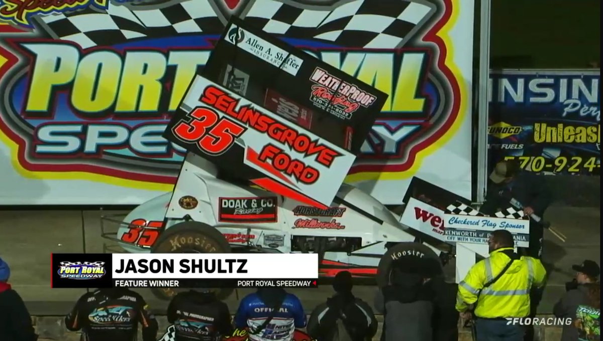 Jason Shultz wins the URC feature <a href="/PortRoyalSpdway/">Port Royal Speedway #SpeedPalace</a>
