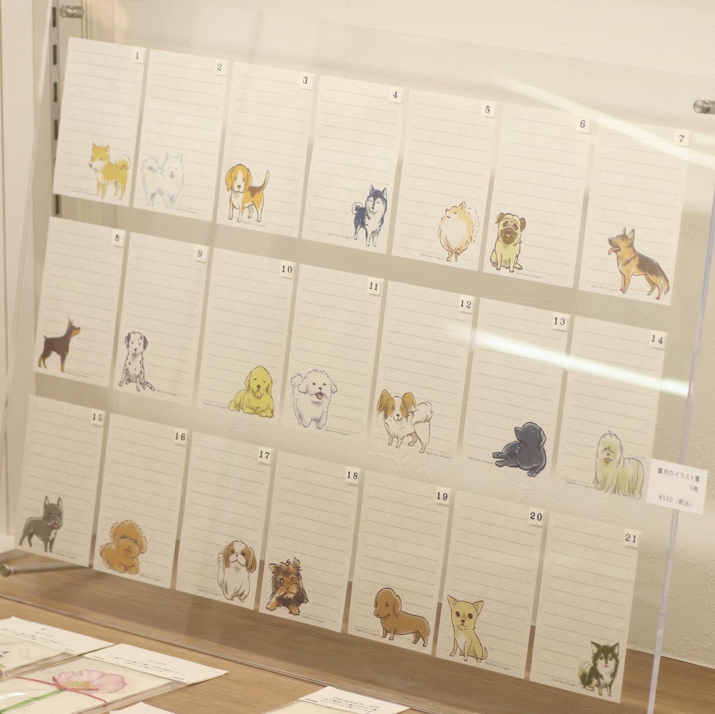 Corsoyard イベント出展中 人気のイラスト箋に犬と小動物が加わりました 手漉き和紙の温もりを感じていただける一筆箋です お好きな柄を組み合わせてお選びいただけます Corsoyard Pop Up Shop 名古屋栄三越 3f エスカレーター横イベント