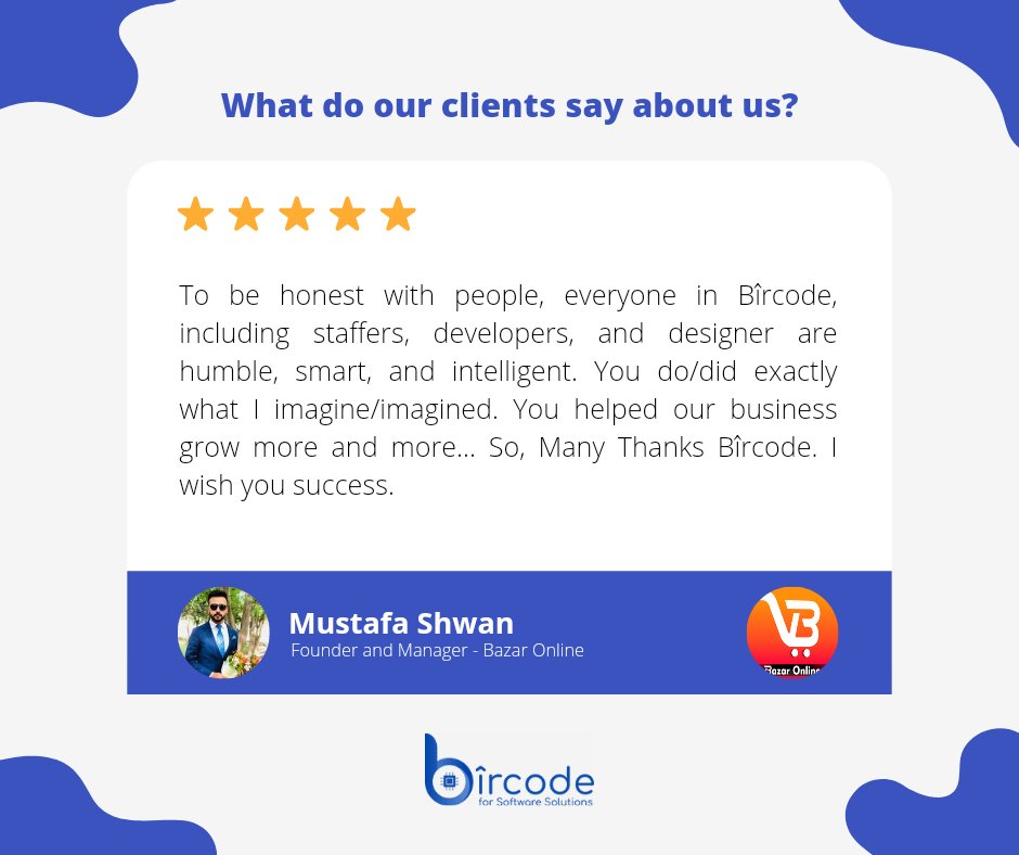 BircodeSoftware's tweet photo. دەڵێن: سەرکەوتنی هەر کار و بازرگانییەک وابەستەیە بە سەرکەوتن �� دڵخۆشی کڕیارانییەوە، ئێمەش هەموو توانایەکمان بۆ سەرکەوتنی کڕیارانمان دەخەینە گەڕ... 

#موستەفا_شوان دەربارەی بیرکۆد گۆ دەکات... https://t.co/re9CATJqPE