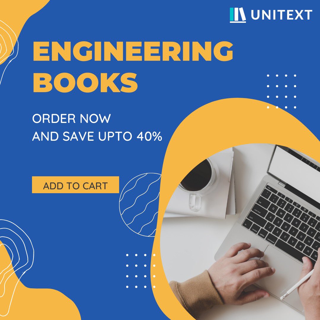 Buy SPPU BATU and MU Engineering books and get them delivered at your doorstep with UniText! #unitext #academics #EngineeringJobs #engineer #Engineering #hiring #books #bookstagram #engineers #sppu #batu #MumbaiUniversity #ordernow #Online #education