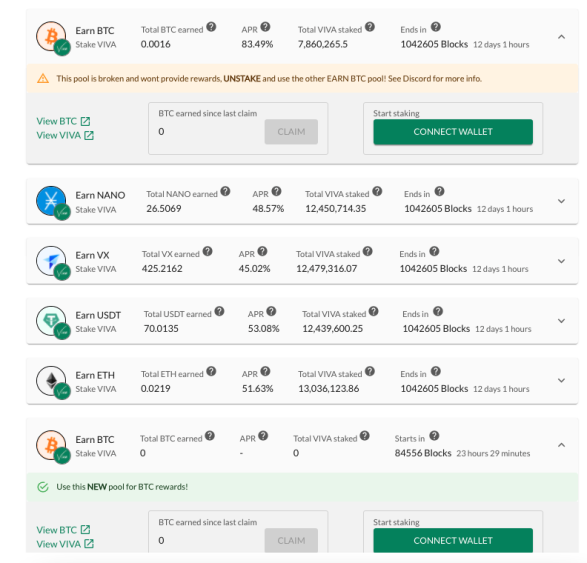 Viva - Vite's Most Popular DeFi Staking Pools 🍉 tweet media