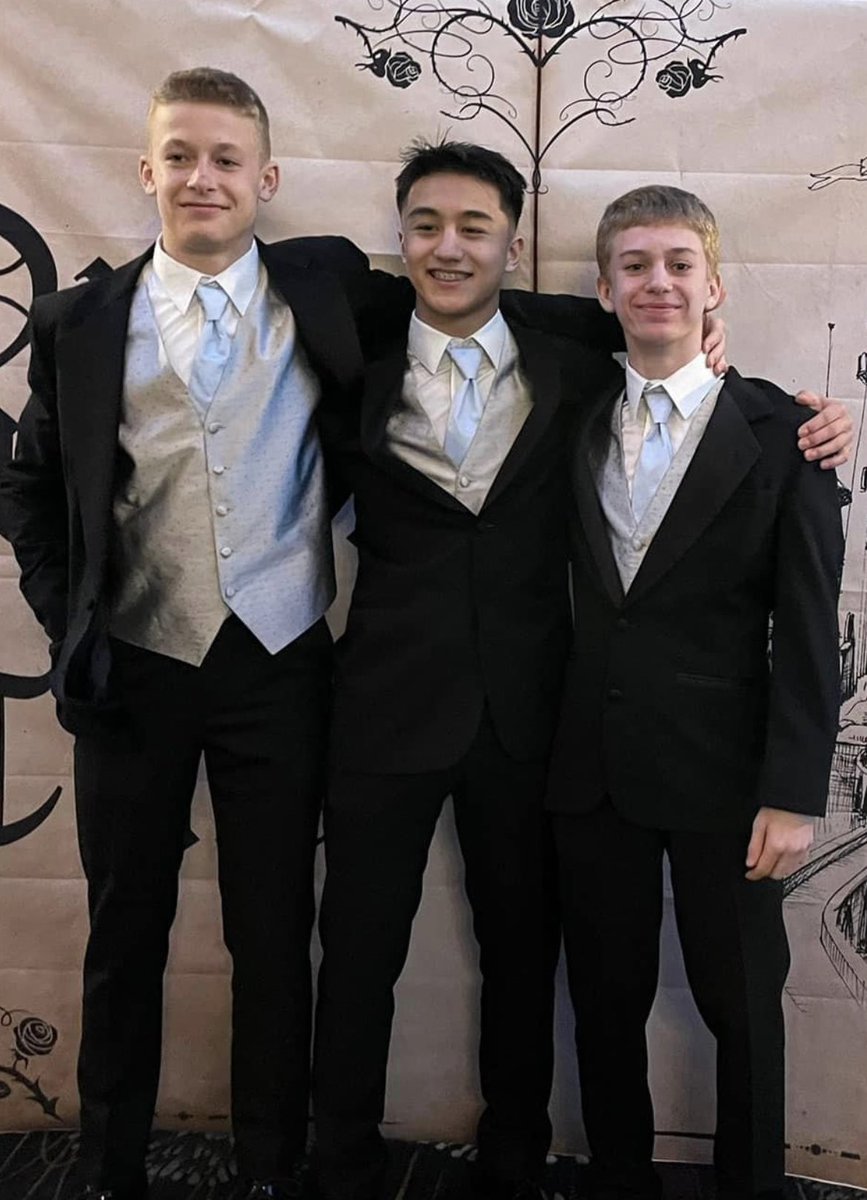 GR_Wrestling's tweet photo. Friends on and off the mat! They clean up well! https://t.co/Gry91ca4wo