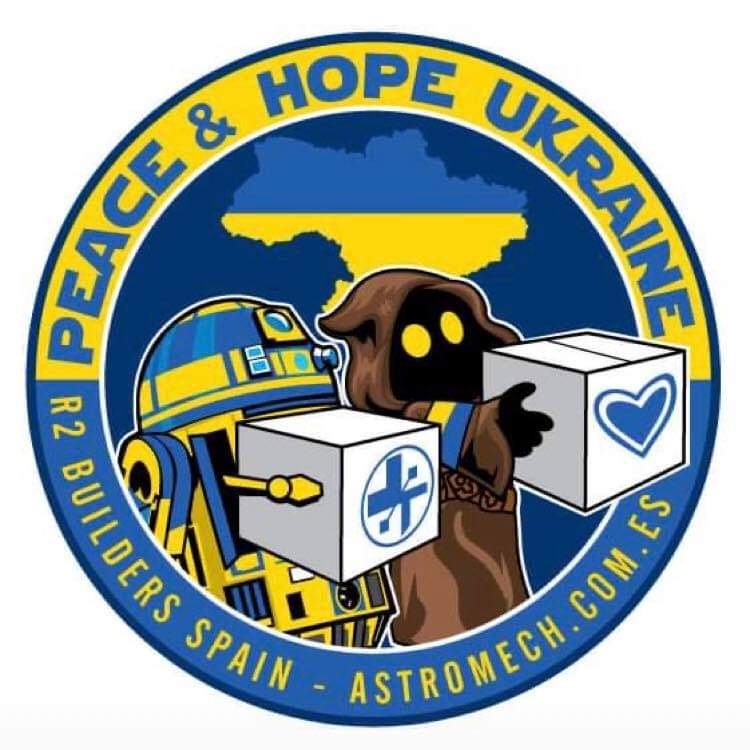tk210's tweet image. Amazing patch design being done by the R2 Builders of Spain to support relief efforts for Ukraine! Head on over to their site to order yours and help a very worthy cause. 
Design by Juan José Matamoros. 
#r2builders @R2BuildersSpain