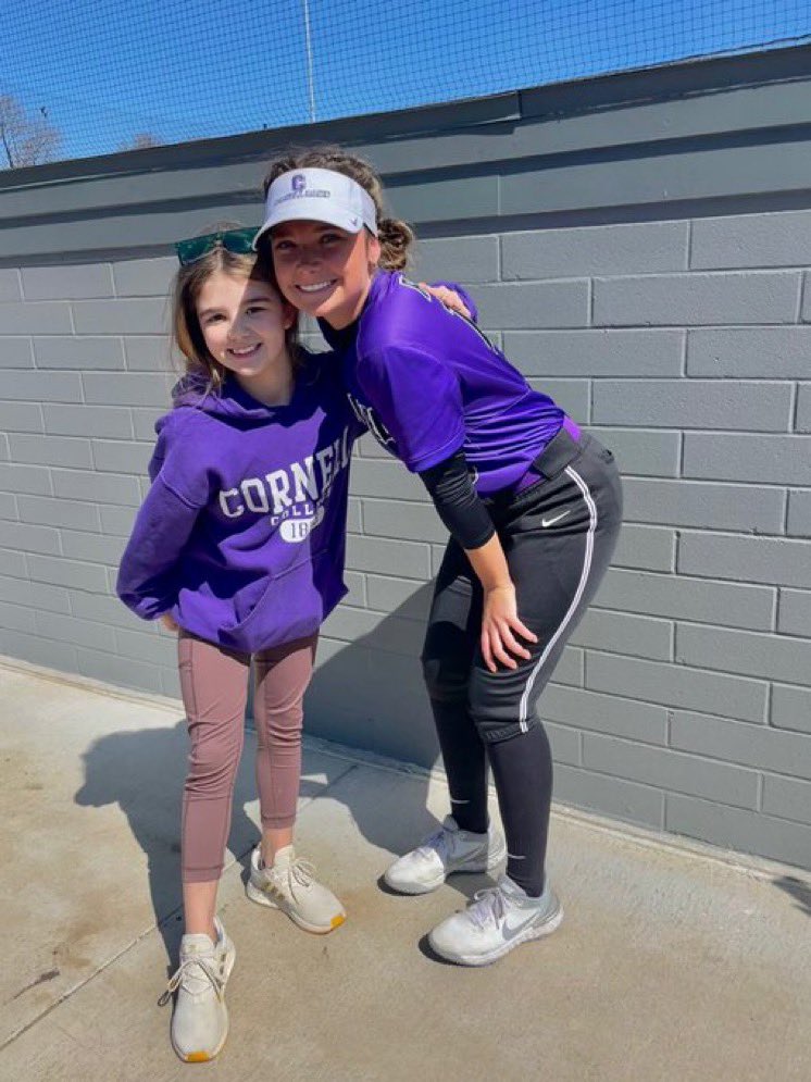 chris_cu4life's tweet photo. She got to spend the day watching @CornellRamsSB and hanging out with her buddy @MaryPuffett #mentorship #softball #giveback https://t.co/PUPf4nIlac