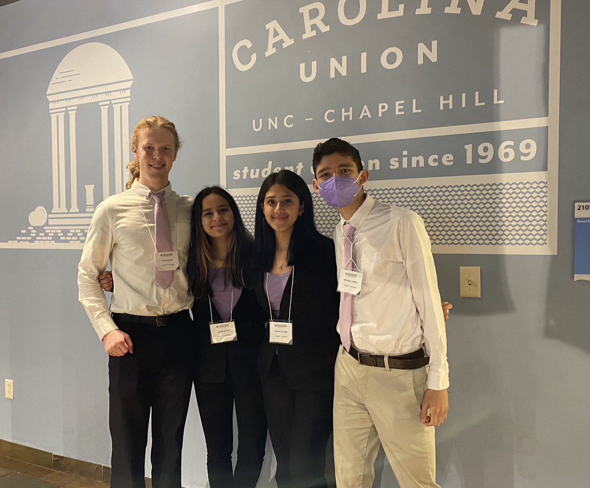 It was a banner day here at UNC! Bethpage Ethics lives on to fight another day-Elite Eight! #1 seed! So proud of these amazing ethicists! #wearebethpage #nhseb