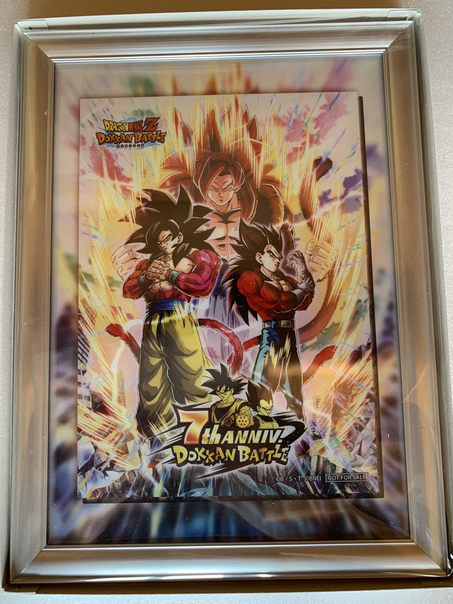 ドラゴンボール - ドラゴンボールZドッカンバトル　7周年アクリルミラー　非売品 ドラゴンボール Zドッカンバトル7周年記念オリジナルアクリル