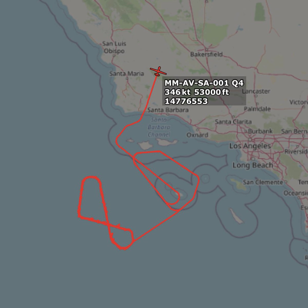 AircraftSpots's tweet photo. NATO14 (RQ-4D MM AV-SA-0014 #33FD6B) returning to Edwards AFB following a day long test flight over the Point Mugu Sea Range. https://t.co/D0FSTCBxUK