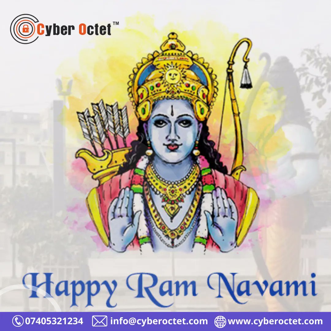 cyberoctet's tweet photo. Happy Ram Navami

#indianfestival #cybersecurity #ethicalhacking #training #cyberoctet https://t.co/LjCb35Hk4i