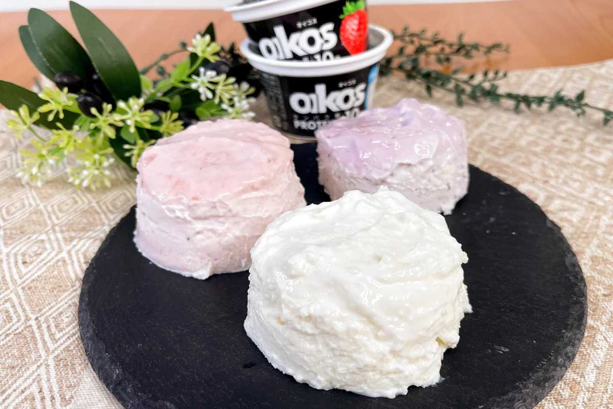 ギリシャヨーグルトを使って作る！ダイエットチーズケーキ。
