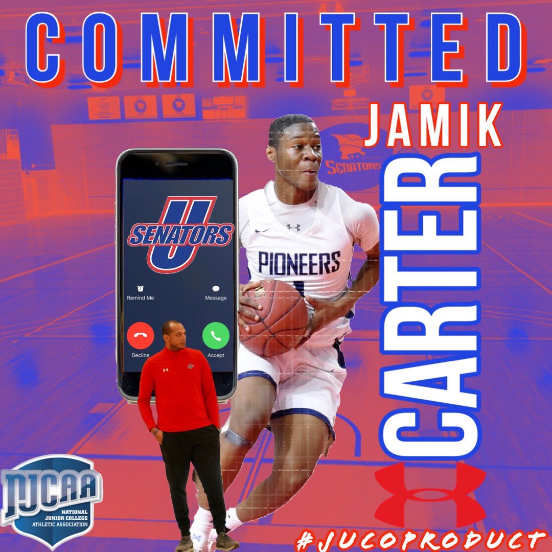 CarterJamik's tweet photo. Just want to thank GOD. Proud to announce I’m 100% committed to Ulster Community College. Let’s work! @ULSTERMBB #senators #GetBack https://t.co/vXWWoQMbKK