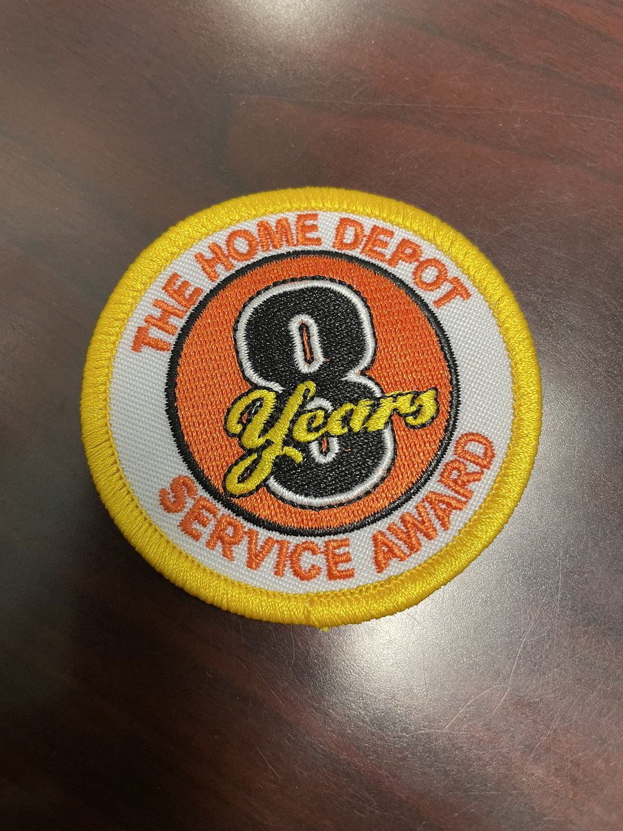 And just like that it’s my 8 year Home Depot anniversary!