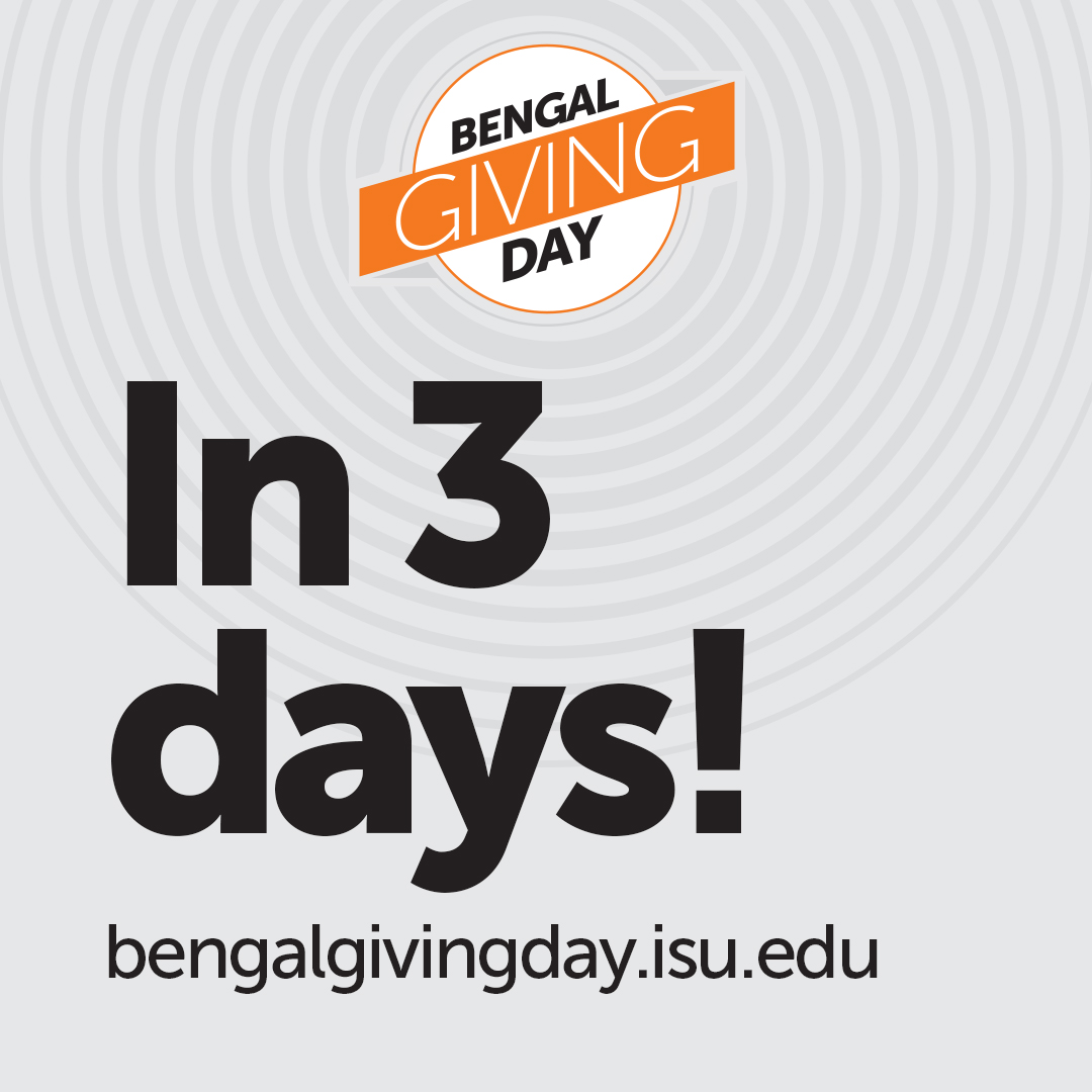 IdahoStateAlum's tweet photo. Are you ready? 🤩 #BengalGivingDay - happening in 3 days! https://t.co/8IOZO3B6Lg https://t.co/fWJRgIECDY