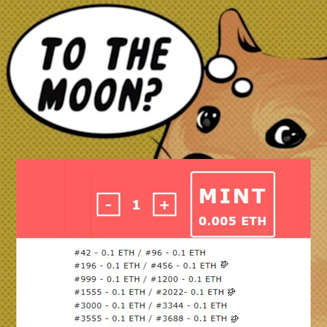 dogethedealer's tweet photo. we are giving back to our dogemfers 

        ✨Who’s feeling lucky?✨

https://t.co/wlE7LG50bP 
50 NFT per Txn . 0.005 $ETH each 

#mfers #dogemfers #nftgiveaways #nftdrop #nftcommunity #dogecoin #nftart https://t.co/ru0IcyRDSQ