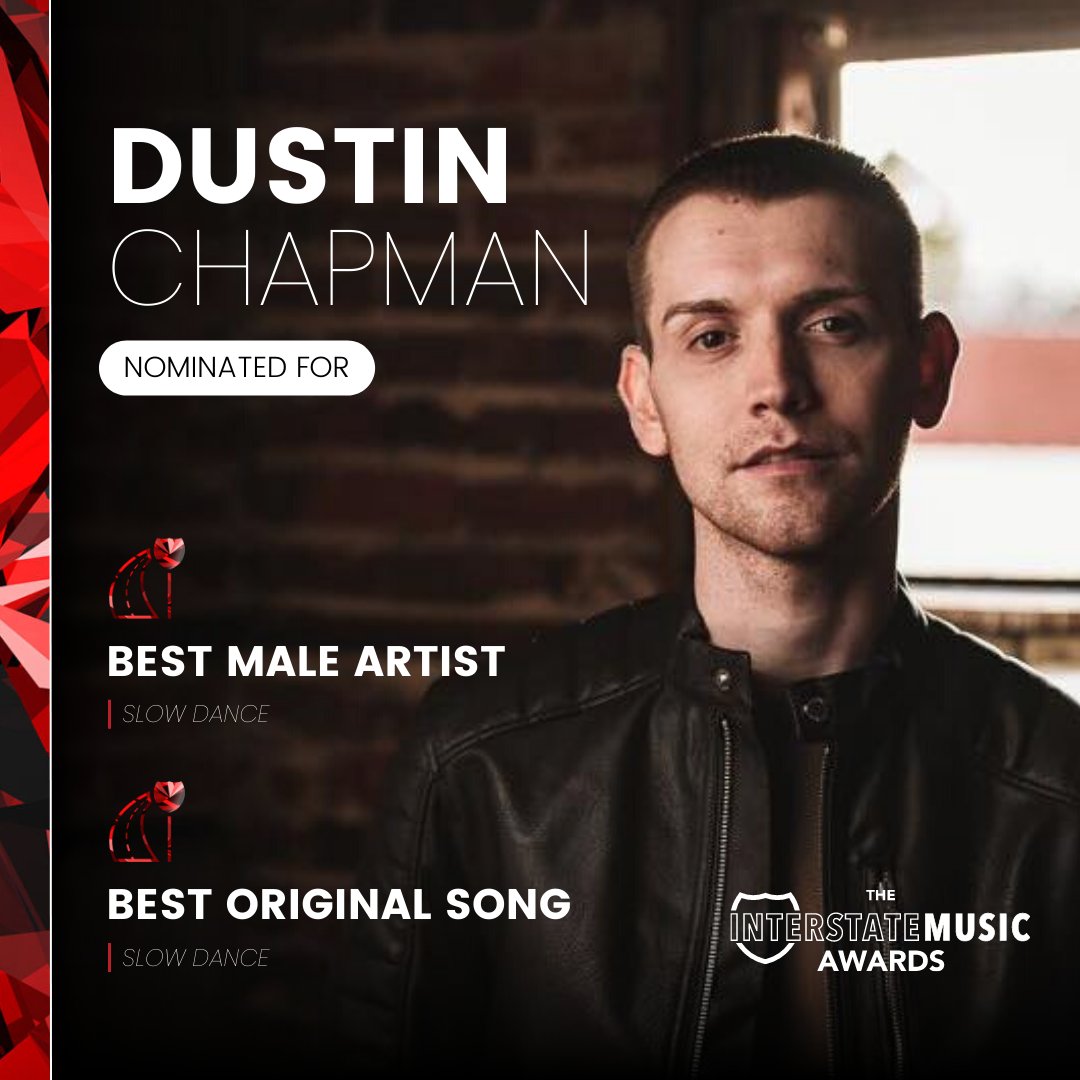 Interstate Music (@interstatemsc) on Twitter photo Cast your vote NOW! 🎉 bit.ly/3qAWH5s
<a href="/dustinsings97/">Dustin Chapman</a> is a country singer/songwriter from North Carolina 🤠 He's nominated for Best Male Artist & Best Original Song in the 2022 Interstate Music Awards... 🔥
Vote each day through April 30th, 2022. ⭐ Cast your vote NOW! 🎉 bit.ly/3qAWH5s
<a href="/dustinsings97/">Dustin Chapman</a> is a country singer/songwriter from North Carolina 🤠 He's nominated for Best Male Artist & Best Original Song in the 2022 Interstate Music Awards... 🔥
Vote each day through April 30th, 2022. ⭐