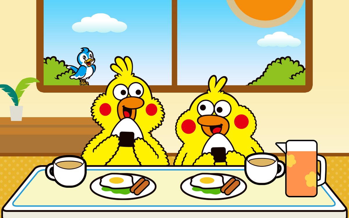 dpoint_club's tweet photo. 朝ごはんをしっかり食べて、今日も元気いっぱいな #ポインコ 兄弟🍙

🍞パン派の方は『リツイ���ト』
🍚ごはん派の方は『いいね』

#しっかりいい朝食の日
#dポイントクラブ #dポイント https://t.co/jeN4o5d4xd