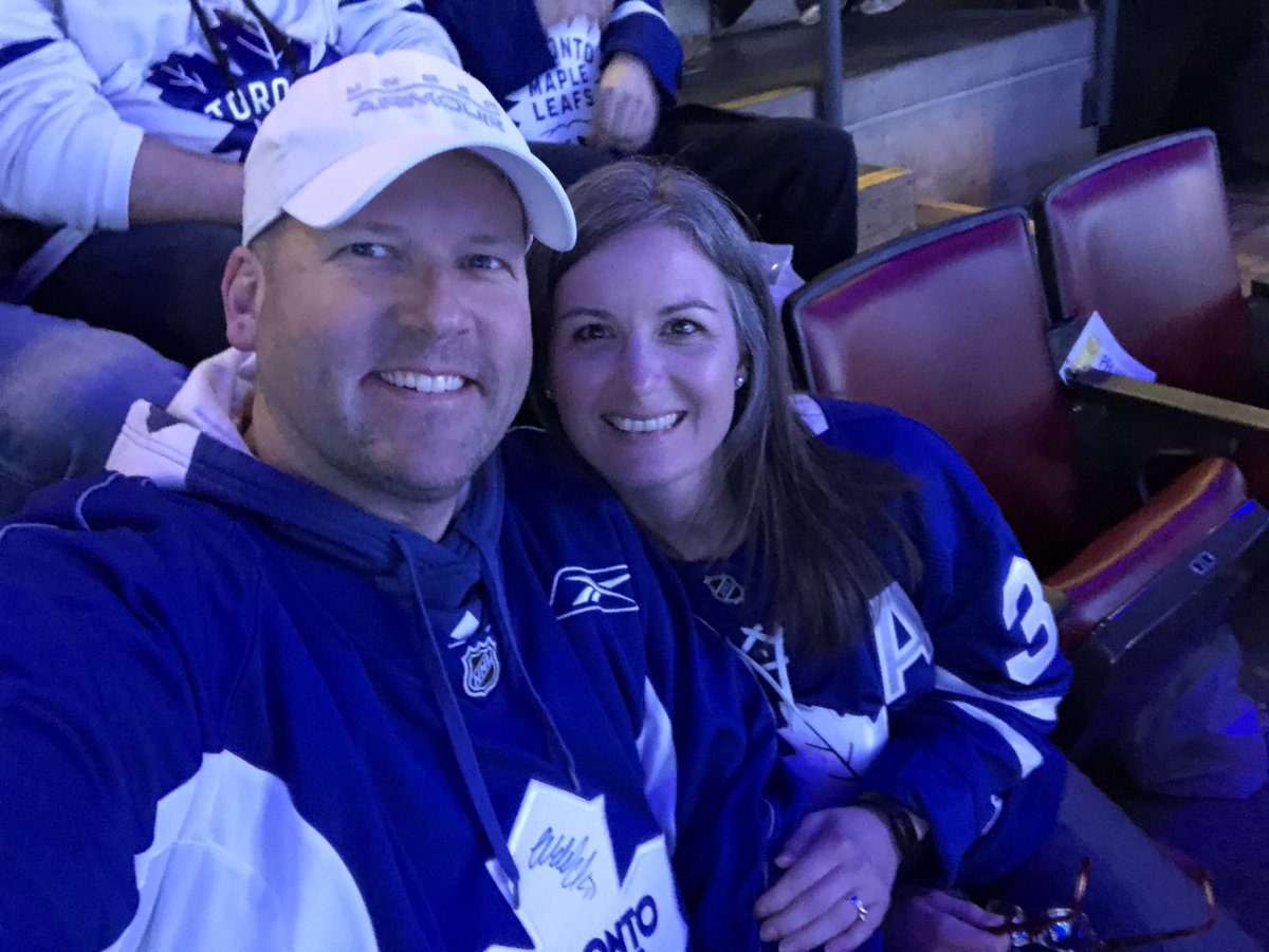 Great night at the Toronto vs Montreal Game!!! #LeafsForever