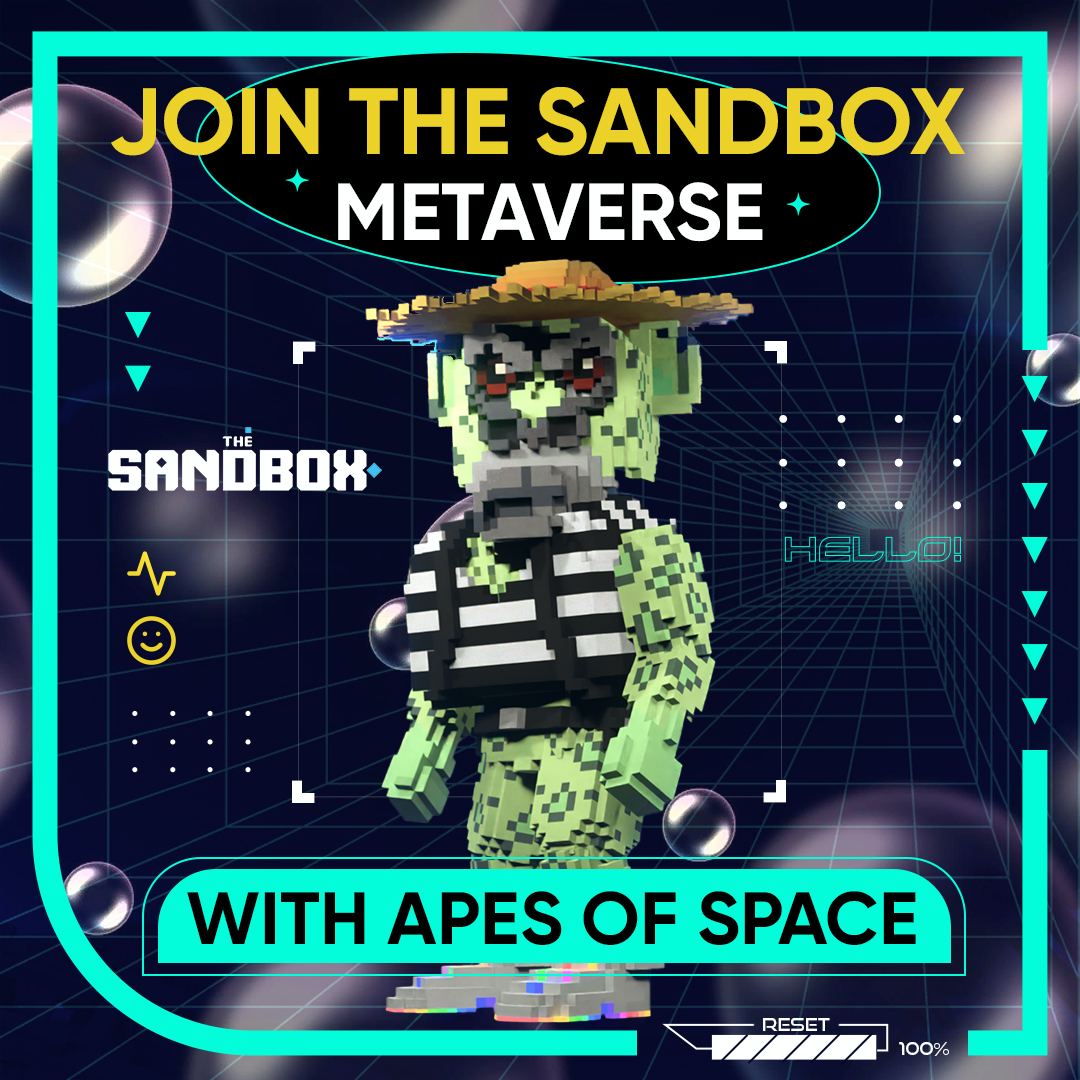 🐵‼️Apes of Space VX‼️🐵

⚠️Whitelist Mint: 0.08ETH (April 18th)
⚠️Public Mint: 0.1ETH (April 19th)

Holders of both our #ApesOfSpace &amp; #LadyApesOfSpace collection can claim one free #ApesOfSpaceVX 🚀

opensea.io/collection/ape…

opensea.io/collection/lad…

#PlayToEarn #TheSandboxGame