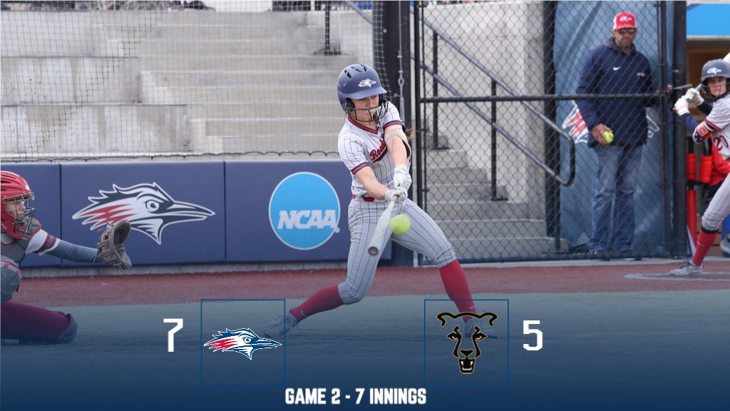 RoadrunnerSB's tweet photo. FINAL - Game 2 | #MSUDenver 7, UCCS 5

🥎 @shelbyrobb25: 1-for-4, 2 RBIs, 1 HR🚀
🥎 @hannahdifabio: 2-for-4, 2 RBIs, 1 2B
🥎 Emily Shreves: 2-for-3, 1 RBI, 1 2B

Shelby Robb gets the walk-off homer to bag another W for the Roadrunners! 💪😤🚀

#GetRowdy🔴🔵 https://t.co/8UWdezrVEa