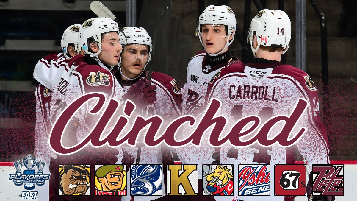 Make room for the maroon and white in the #OHLPlayoffs 🎉