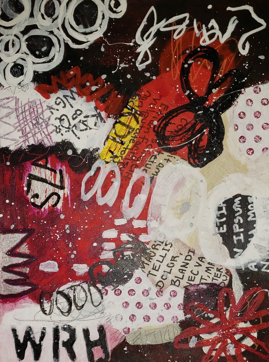 TinaAbstractArt's tweet photo. Evolving Insight Two #abstractart #mixedmediacollage #grungeartwork https://t.co/d3gHG7fbVe