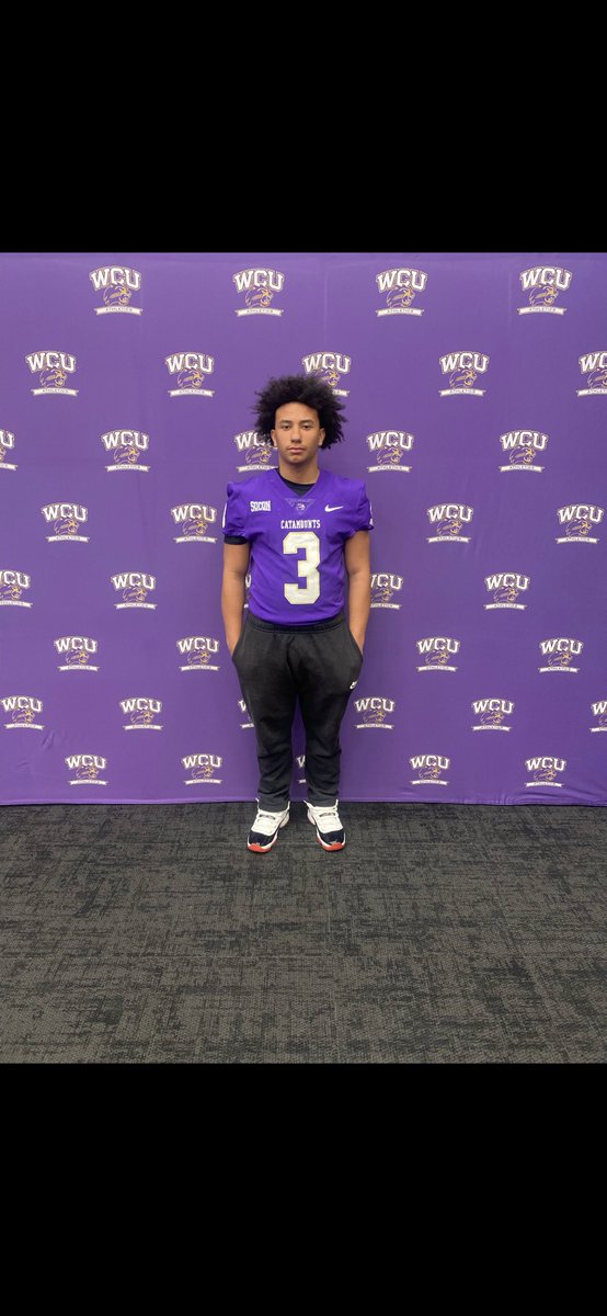 Jacob_Caldwell3's tweet photo. Thanks @CatamountsFB for letting me come down today for a visit. Can’t wait to come back💙@CoachTurkFB @CoachKerwinBell @WCUCoachEdwards @CoachMurph_9 @CoachCochran58 @CoachScales https://t.co/clSrDO70wo