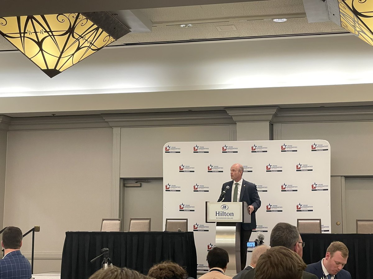 txvalues's tweet photo. Tonight at the @yct State Convention Gala we got to hear from Dr. @KevinRobertsTX, who is greatly missed in Texas, but is now doing great work at @Heritage in Washington DC! #YCT22 https://t.co/ldX0WKI4XA