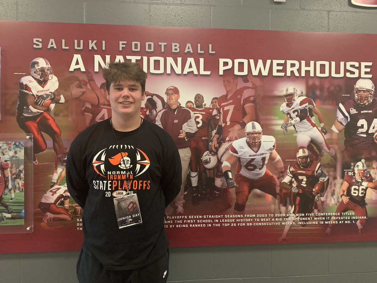 Cannon_M55's tweet image. Had a great Junior Day experience at Southern Illinois today! Thank you @Coach_DClark and @2_adjames for the invite. @IronFootball @nexgenscouting @EDGYTIM