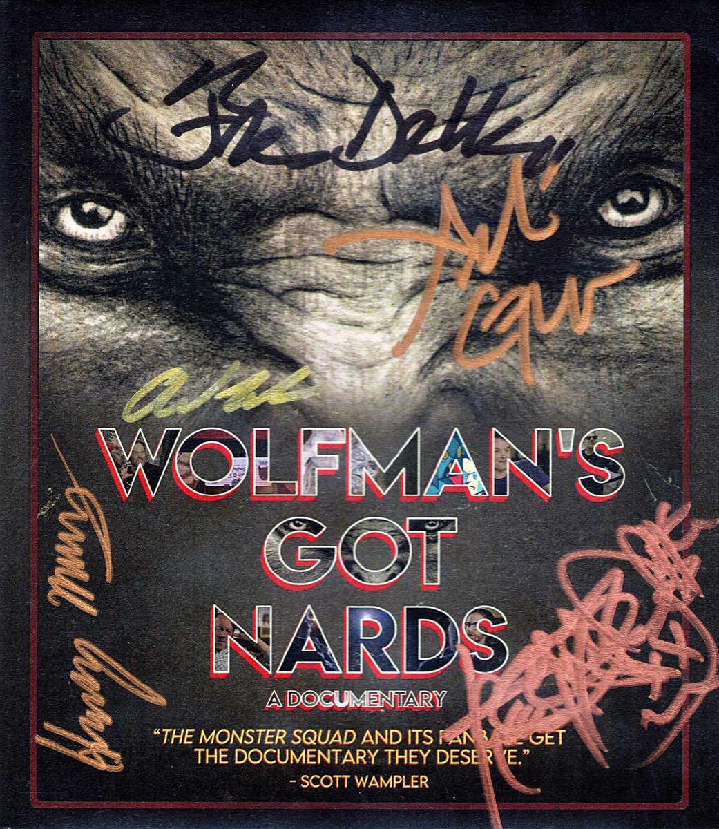 #HBD to Fred Dekker! ❤️🎂 @thesquaddoc, signed at @DarkDel by Dekker, @andregower, @AshleyBank, @Hdilla, @WesleyCaldwell (on back) and Timothy Daniel Foster, from our collection. #FredDekker #TheMonsterSquad #NightOfTheCreeps #RoboCop3 #TFTC #House #STEnterprise #WolfmansGotNards