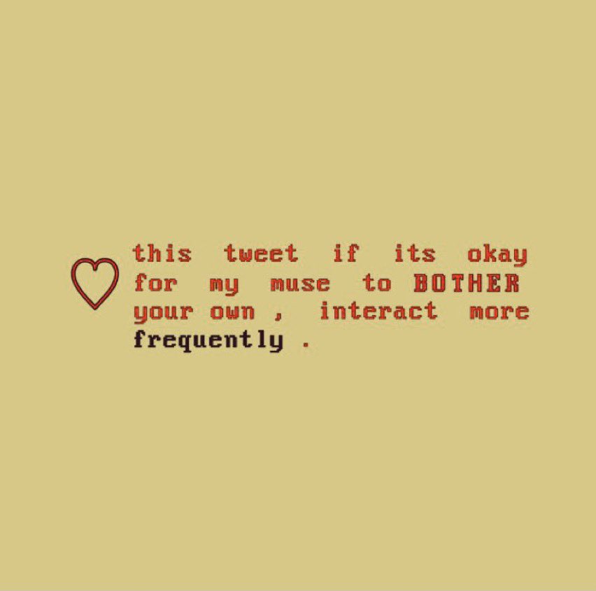 // I’m really trying to get more interactions on this account so.. maybe this’ll work?