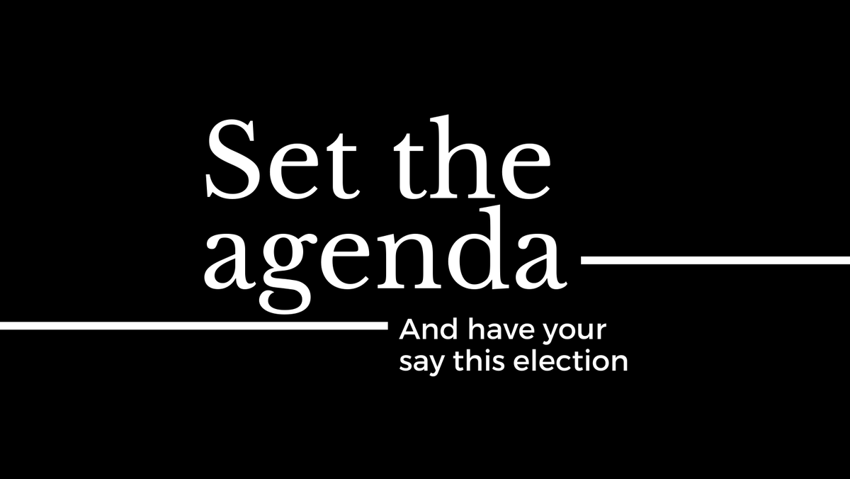 With the 2022 federal election fast approaching, now is the time to tell us what issues you want politicians talking about as they compete for your vote. Take our quick poll: bit.ly/3upmIqI and let's make sure it's  people, not politicians, who are setting the agenda.