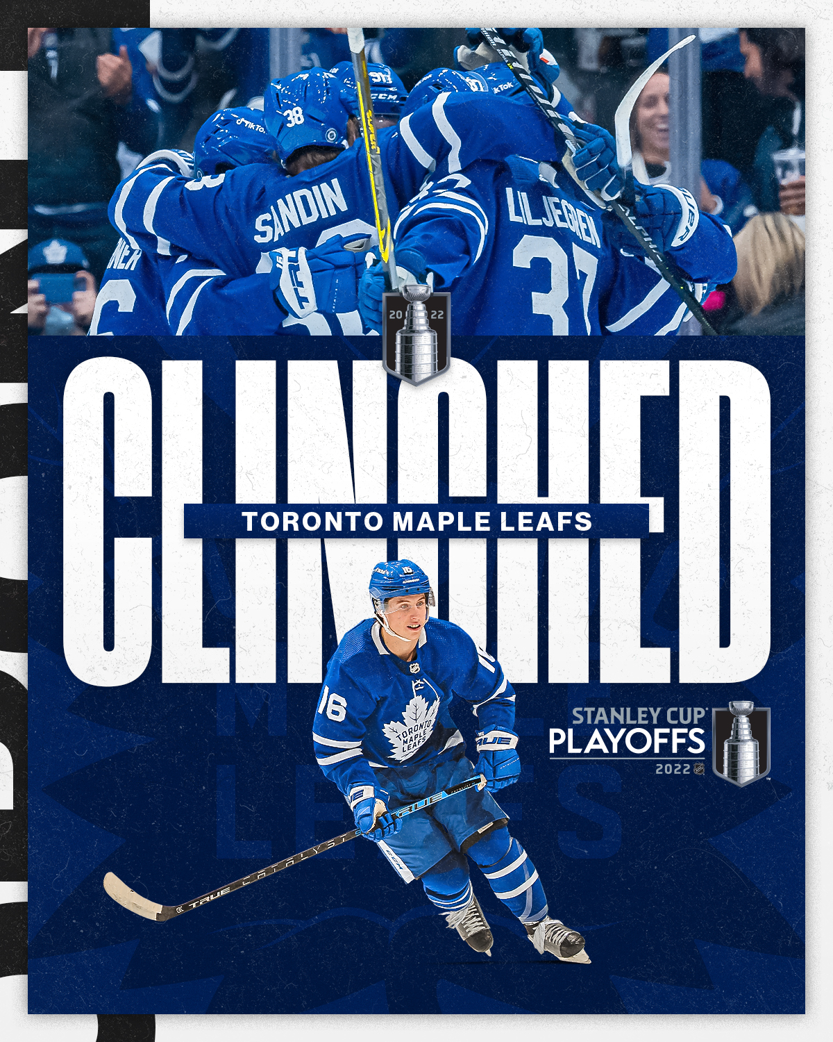 NHL on X: Views from the 6 👀 The @MapleLeafs have clinched their spot in  the #StanleyCup Playoffs! 🍁  / X