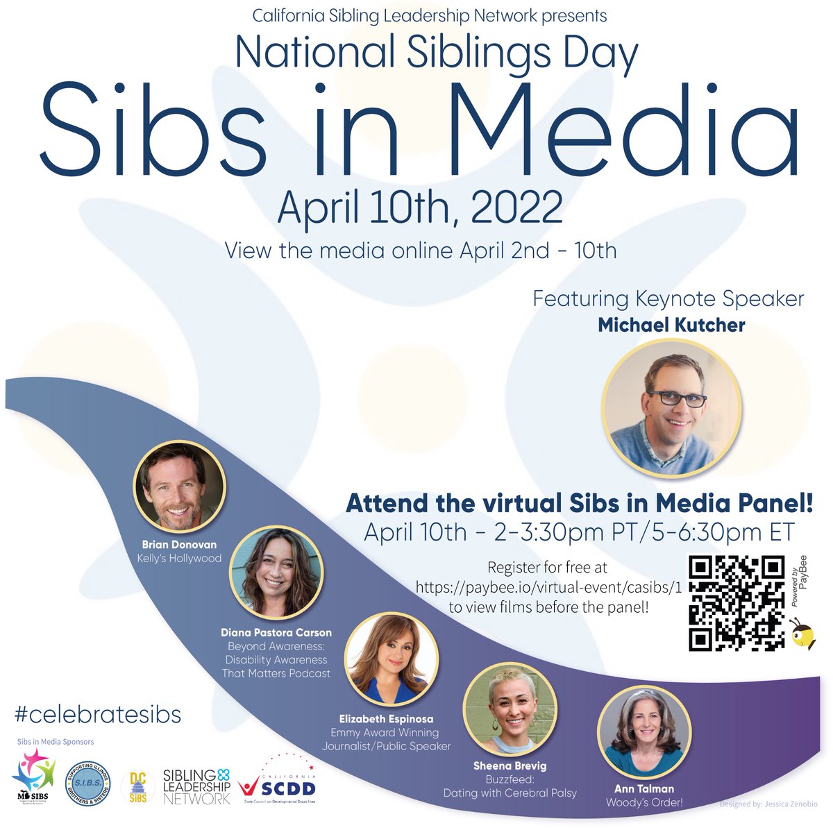 CaliforniaSibs's tweet photo. TOMORROW!!!! Last chance to register for SIBS IN MEDIA!!! https://t.co/h4CxCkmHkF

#celebratesibs https://t.co/b09oM0GqPx