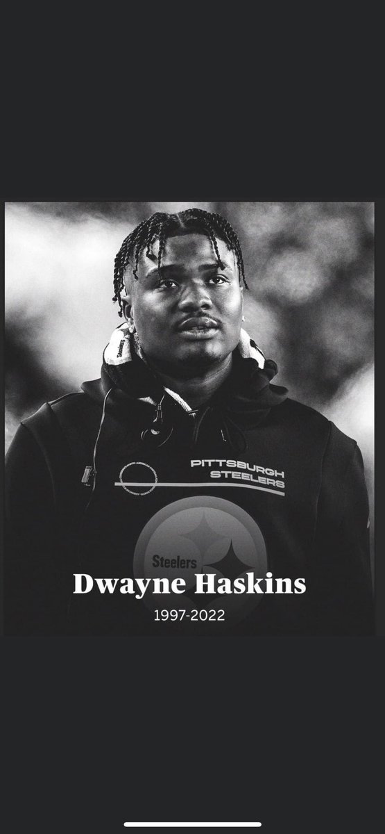 Rip man he was just getting started #LL3 #DwayneHaskins #Steelers ❤️‍🩹😔